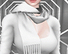 White Sweater W/Scarf v2