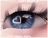 $K Blue Heart Eyes