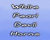 white pearl devil horns