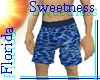 FLS Blue Cheetah Shorts