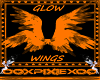 orange Quad Wings