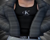 CK Fur Coat/Tank [GREY]