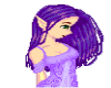 Elf with Purple Hair