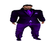 Classic full purple suit