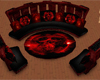 red skull vamp seats