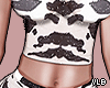 Y- Cow Top Sparckles