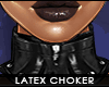 ! latex choker & heart