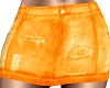 Orange Denim Skirt