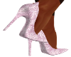 Classic Pink Lace Heel