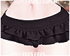 Xmas Black Mini Skirt
