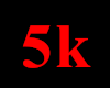 5k Sticker