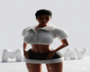 mariah skirt fur black