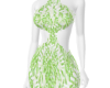apple green lace dress
