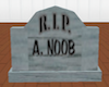 NOOB Grave Tombstone