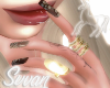 brown nails