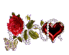 Rose Pearls & Heart