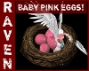 BABY PINK EGGS & NEST!