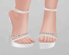 Mina White Heels