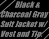 Black Casual Fall Jacket