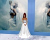 DL}Blue white wedding