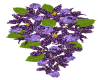 Purple flower streamer