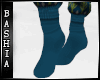 Blue Christmas Socks (F)