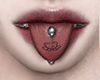 🐢 tongue + piercing