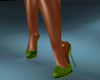 TEF MISTY GREEN PUMPS