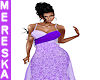 Purple lace Gown