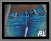 RL "Rainbow" Blue Jeans