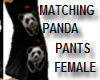 Matchin Panda Pants DERV