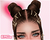 ༄ M Brown Hair+Clips