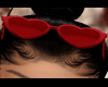 red heart glasses