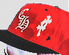 Red CH Cap Back Brim