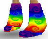 (sk) rainbow boots