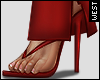 𝖜 Ruby Red Heels