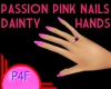 P4F Passion Pink Nails