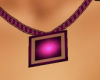 dark purple necklace