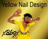 [B69]Yellow Nail Design