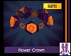 Orange Flower Crown  f/m