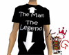 Black Man Legend Tee