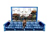 sofa blue