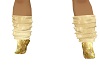 Gold Snowflake Boots