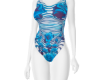 Blue Flower Bodysuit