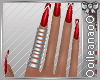(I) Red Nails W/Rings