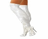 White Leather Boots