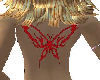 Butterfly Tattoo In Red