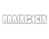 Rammstein Sticker White