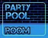 Basement Pool Party Room