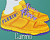 Yellow Dunk Sneakers M